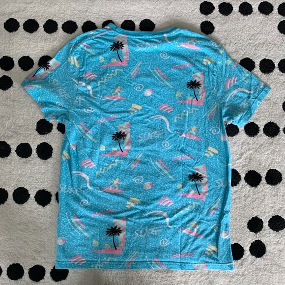 The Urban Heritage Festival 80s Style Surf T-Shirt Short Sleeve Tee - Picture 3 of 8